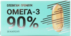 Олевигам премиум омега-3 90% 30 шт. капс. 1300 мг