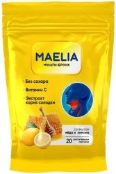 Мульти-Бронх, Maelia (Маэлия) паст. №20 без сахара мед лимон