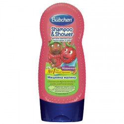 Шампунь для волос и тела Bubchen Мишкина малина 230 мл