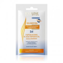 Шампунь + сыворотка Eveline 2 в 1 Укрепление и эластичность для сухих и секущихся волос 12 мл