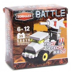 Игрушка Zormaer конструктор баттл Скорпион 35 элементов