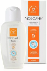 Средство Мозолин экспресс-педикюр удаление сухих мозолей натоптышей 150 мл