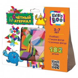 Игрушка Kribly Boo Счетный материал набор фигур 182 детали