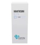 Нафтизин, капли назальные 0.1% 15 мл 1 шт (рег. № ЛСР-003495/09) флакон-капельницы