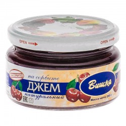 Джем 240 г Петродиет вишневый на сорбите