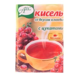 Кисель АВС Ягодка со вкусом клюквы с цукатами 30 г