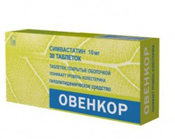 Овенкор табл. п/о 10 мг 30 шт.