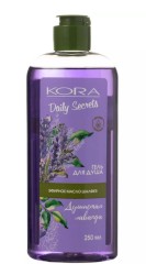 Гель для душа Kora Дэйли сикретс душистая лаванда с эфирным маслом шалфея 250 мл