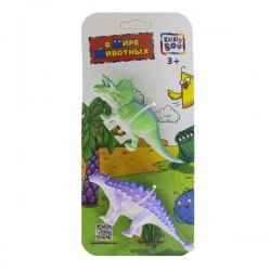 Игрушка Kribly Boo В мире животных Трацератопс Анкилозавр