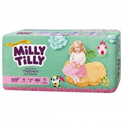 Подгузники-трусики для девочек 46 шт. Milly Tilly Макси 4 7-10 кг